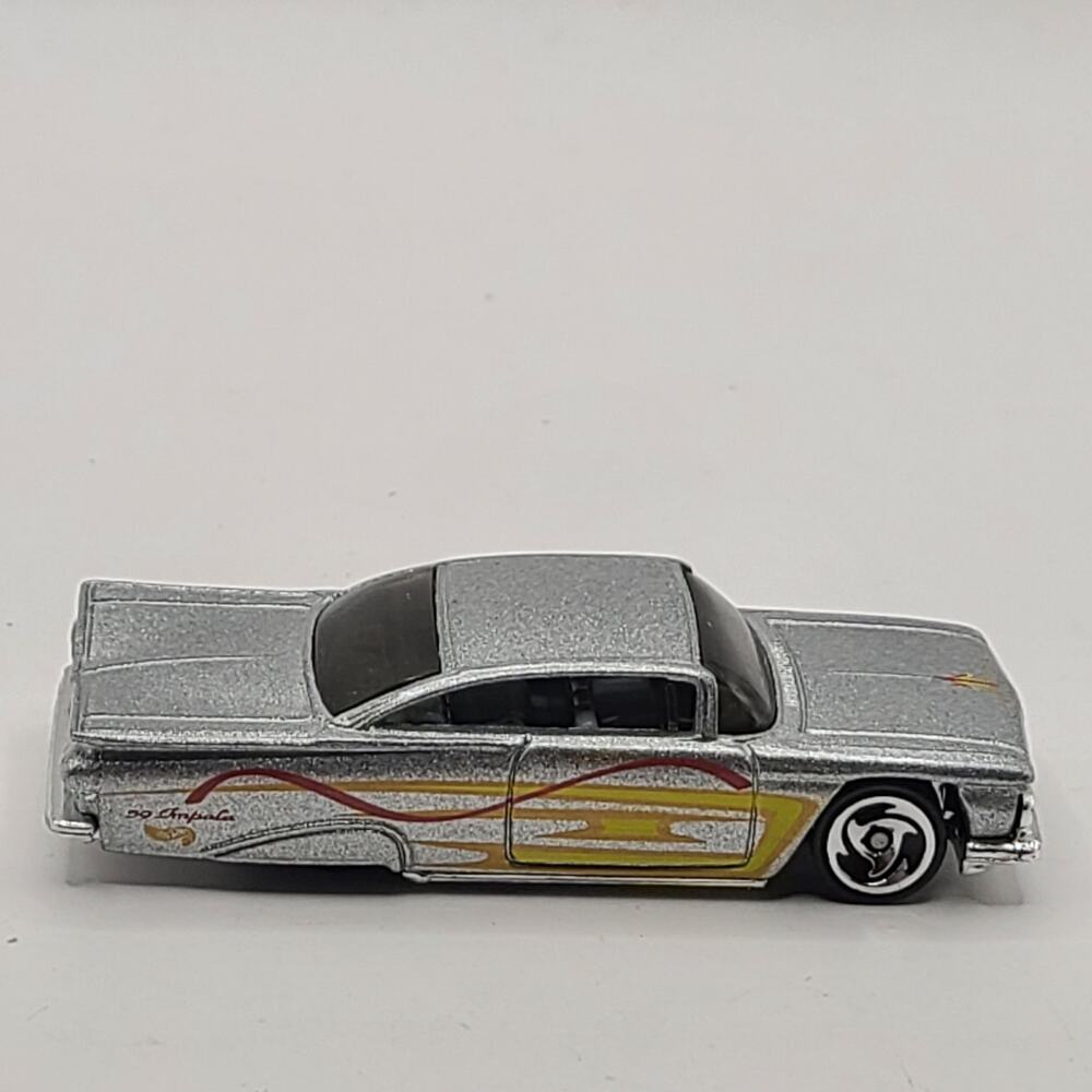 Vintage Hot Wheels 1959 Chevy Impala Metallic Silver Die Cast